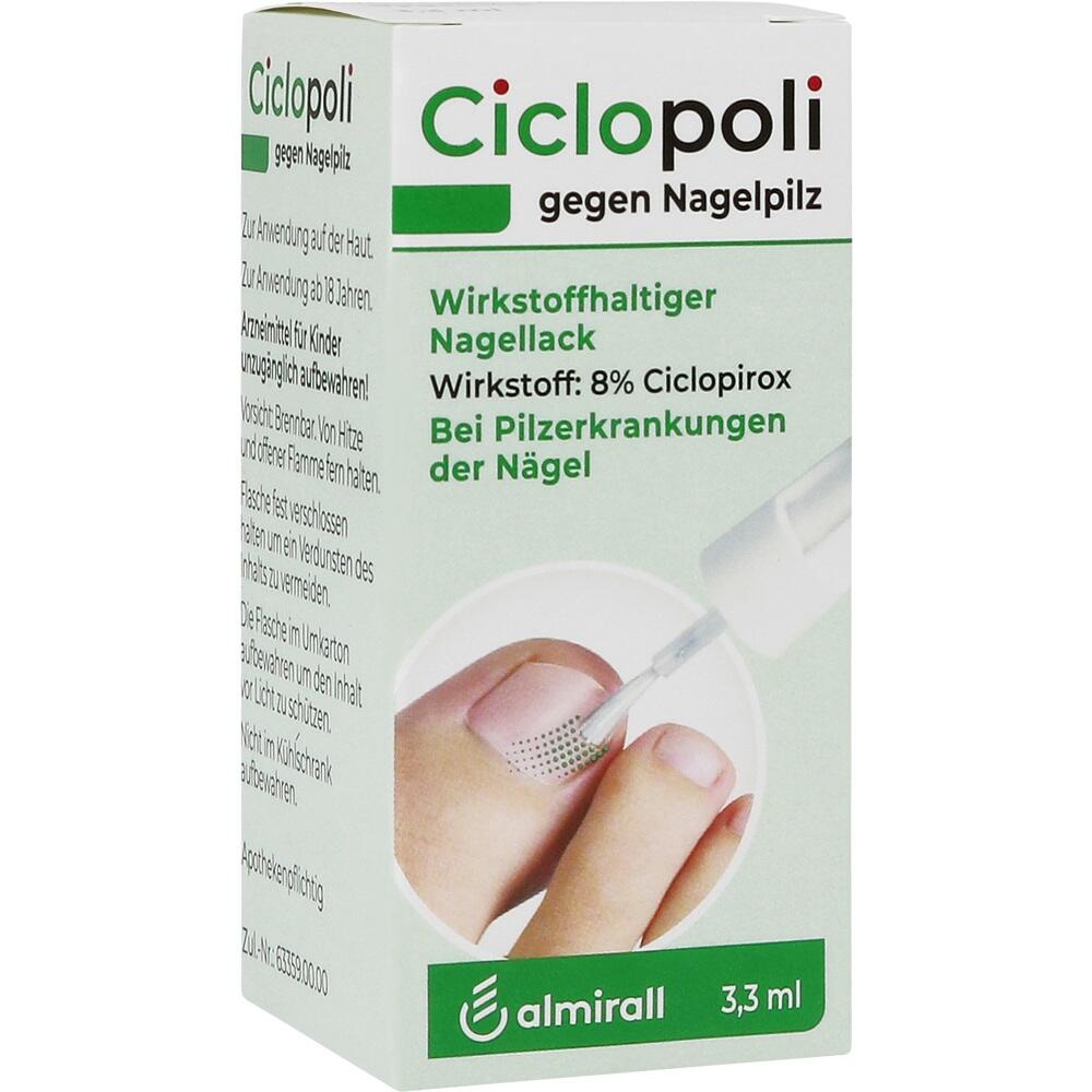 Ciclopoli gegen Nagelpilz Nagellack 3.3 ml Wirkstoffhaltiger Nagellack