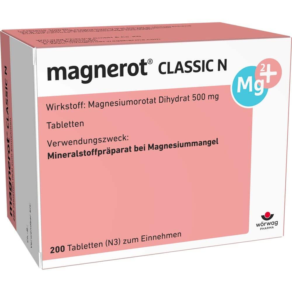 magnerot CLASSIC N 200 St Tabletten