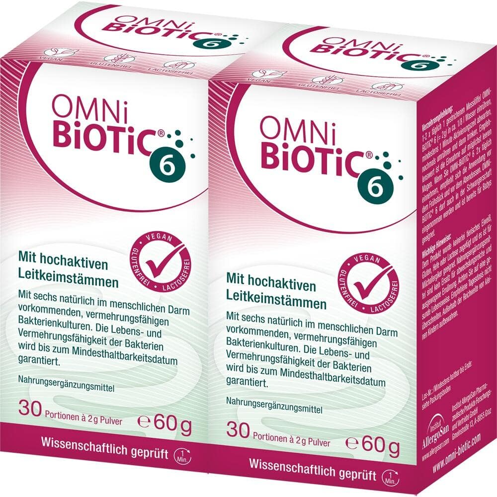 OMNi-BiOTiC 6 Doppelpackung 2X60 g Pulver