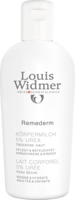 LOUIS WIDMER Remederm Körpermilch 5% Urea unparfümiert 200 ml Milch