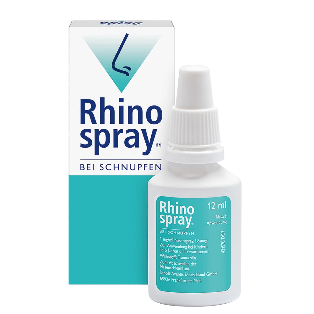 Rhinospray Nasenspray - bei Schnupfen & verstopfter Nase 12 ml Nasenspray