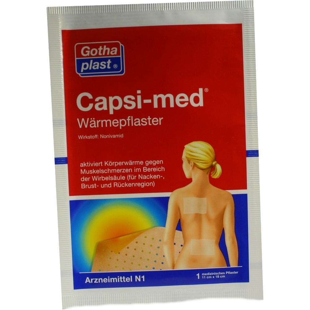 CAPSI MED Wärmepflaster 11x18 cm 1 St Pflaster