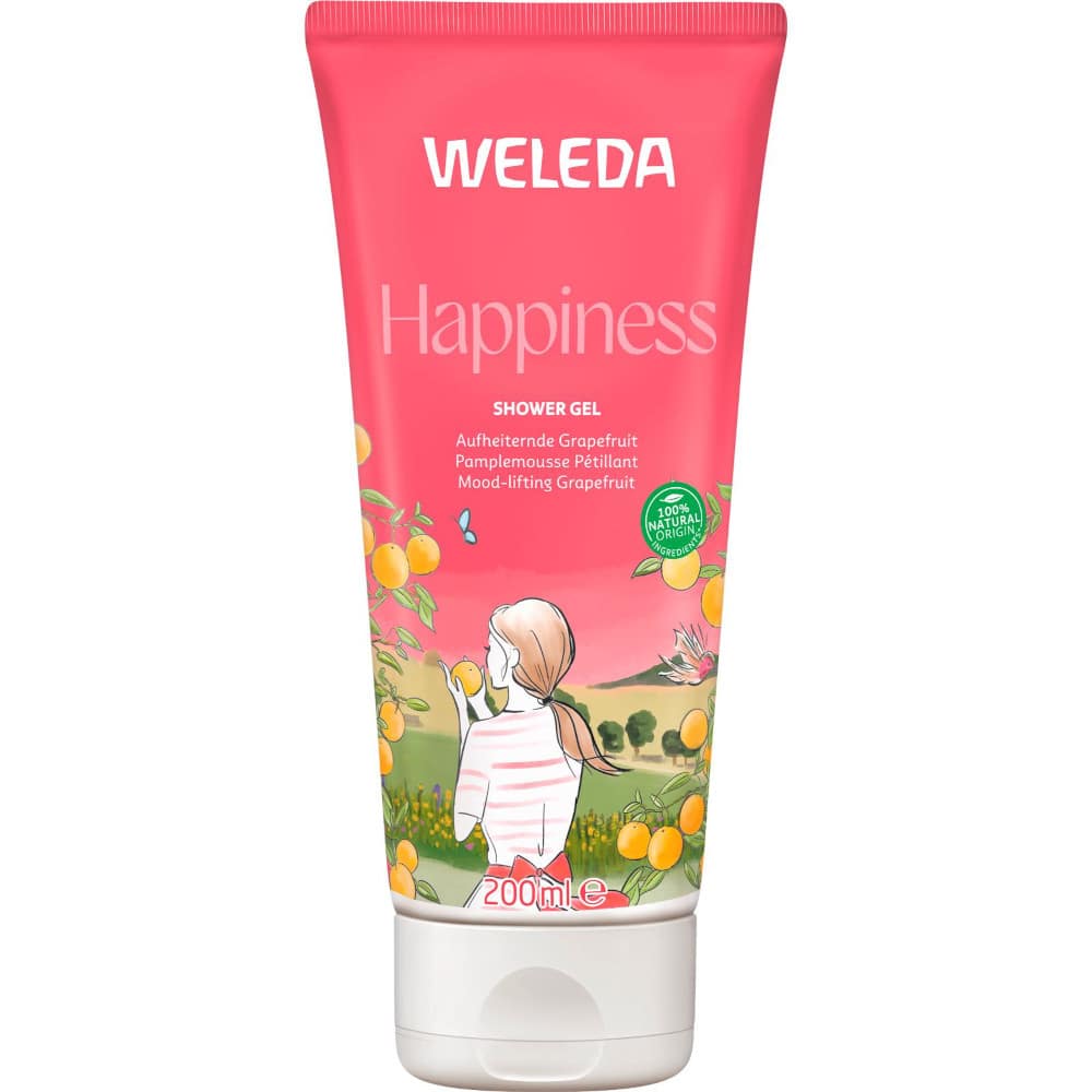 Weleda Happiness Shower Gel Grapefruit 200 ml Duschgel
