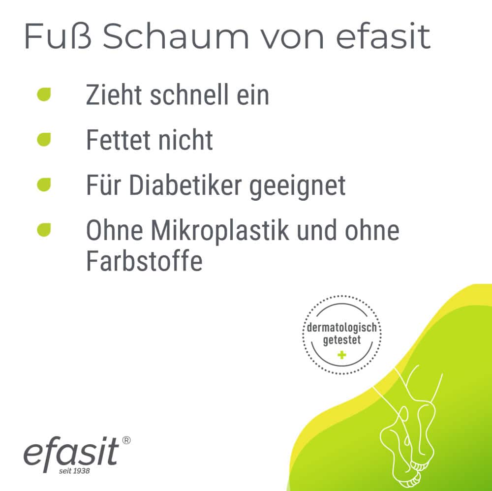 efasit FUSS SCHAUM HORNHAUT 125 ml Schaum