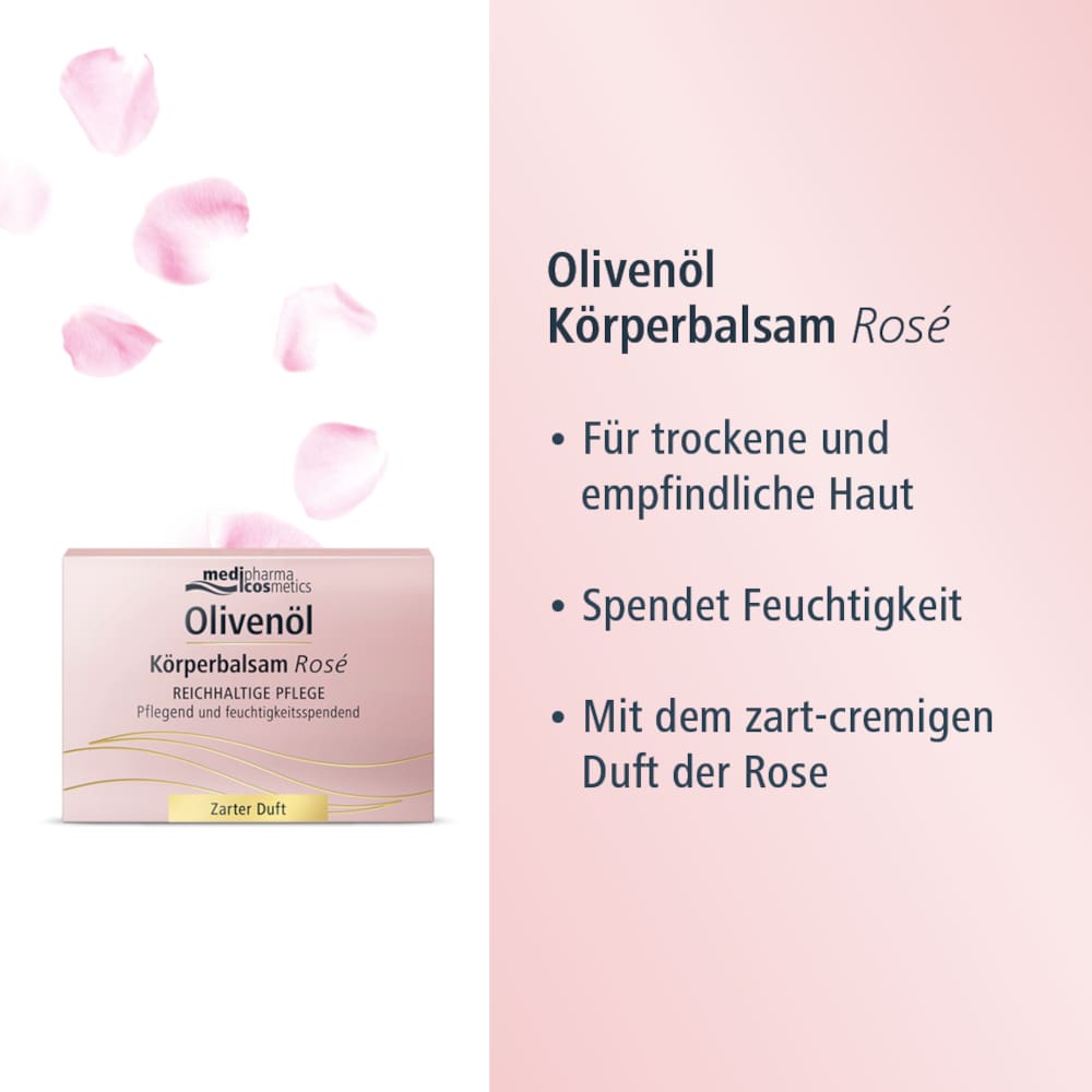Olivenöl Körper-Balsam Rose  250 ml Balsam