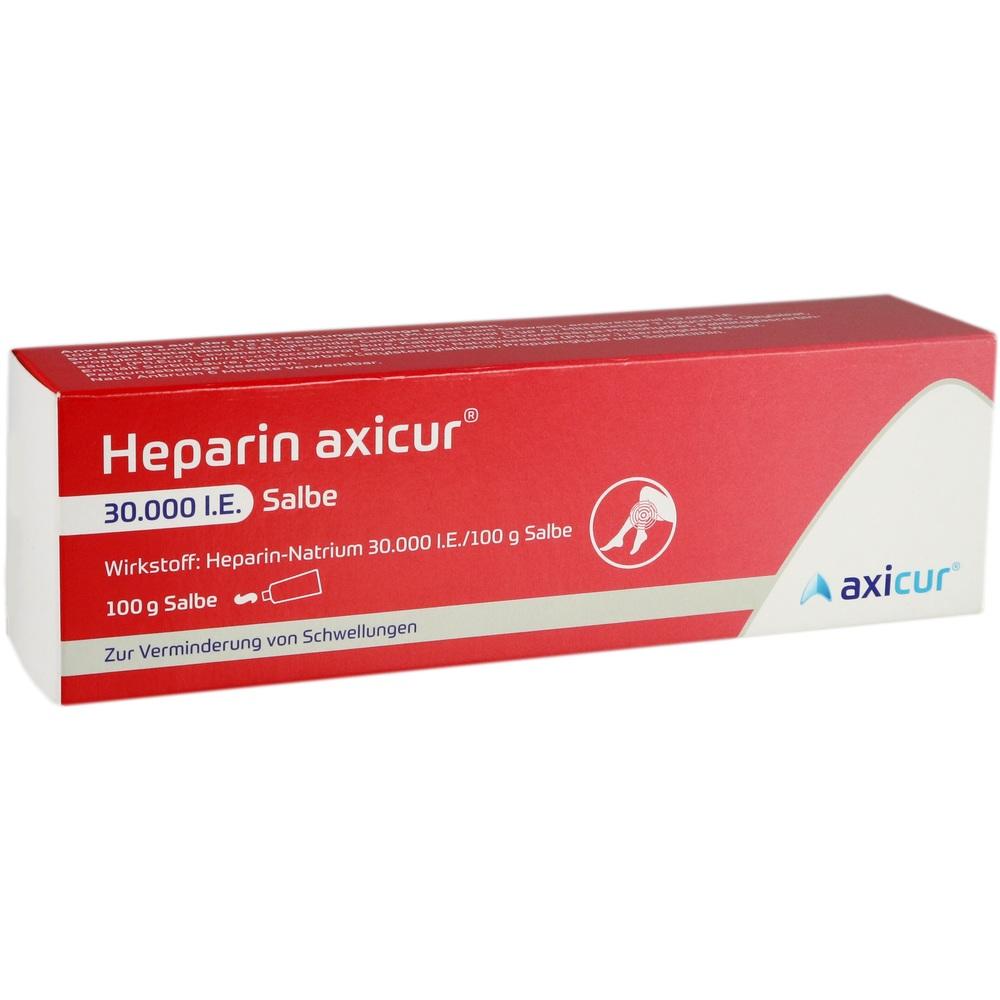 Heparin axicur 30.000 I.E. Salbe  100 g Salbe