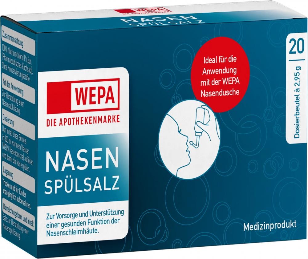 WEPA Nasenspülsalz 20X2.95 g Salz