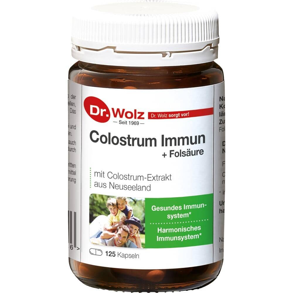 Dr. Wolz Colostrum Immun + Folsäure 125 St Kapseln