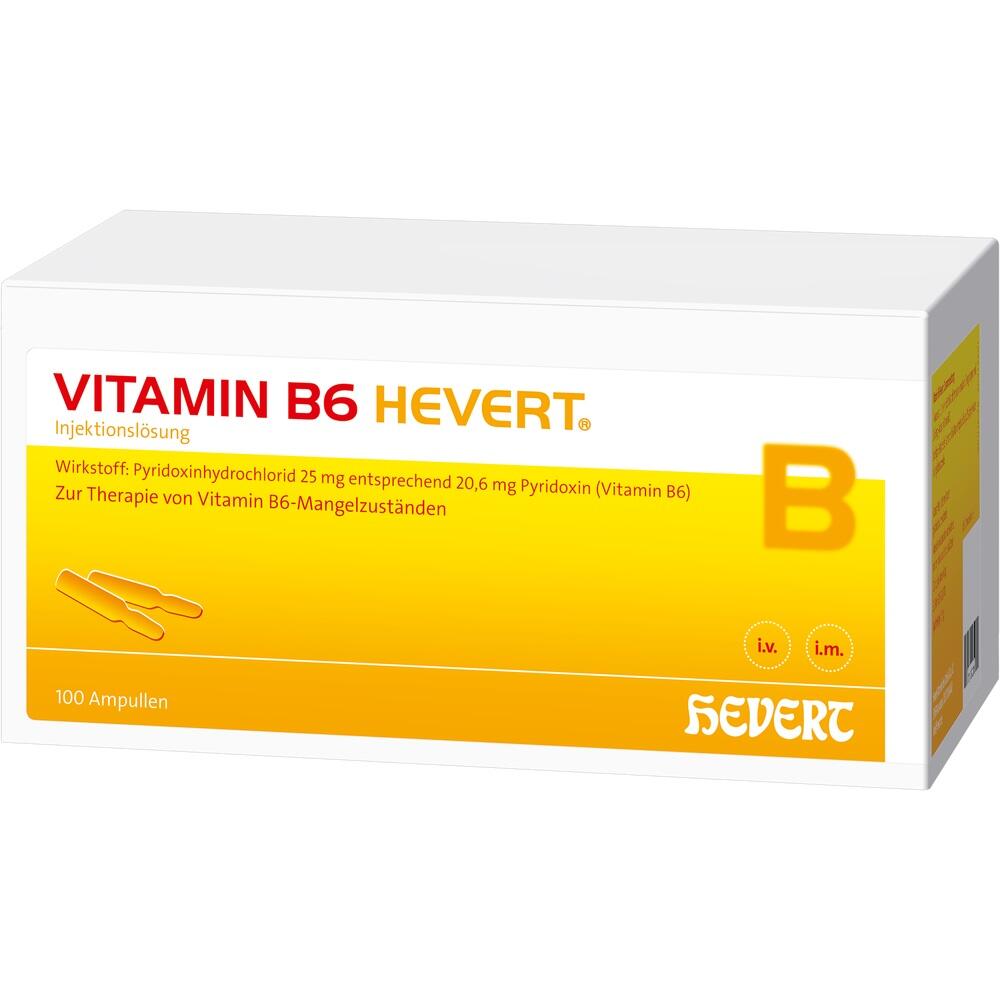 VITAMIN B6 HEVERT 100X2 ml Ampullen
