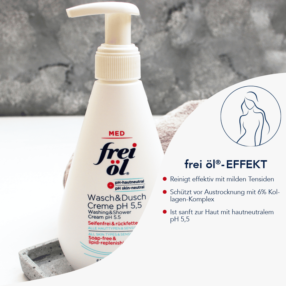 frei öl Wasch&DuschCreme pH 5,5 250 ml Flüssigseife
