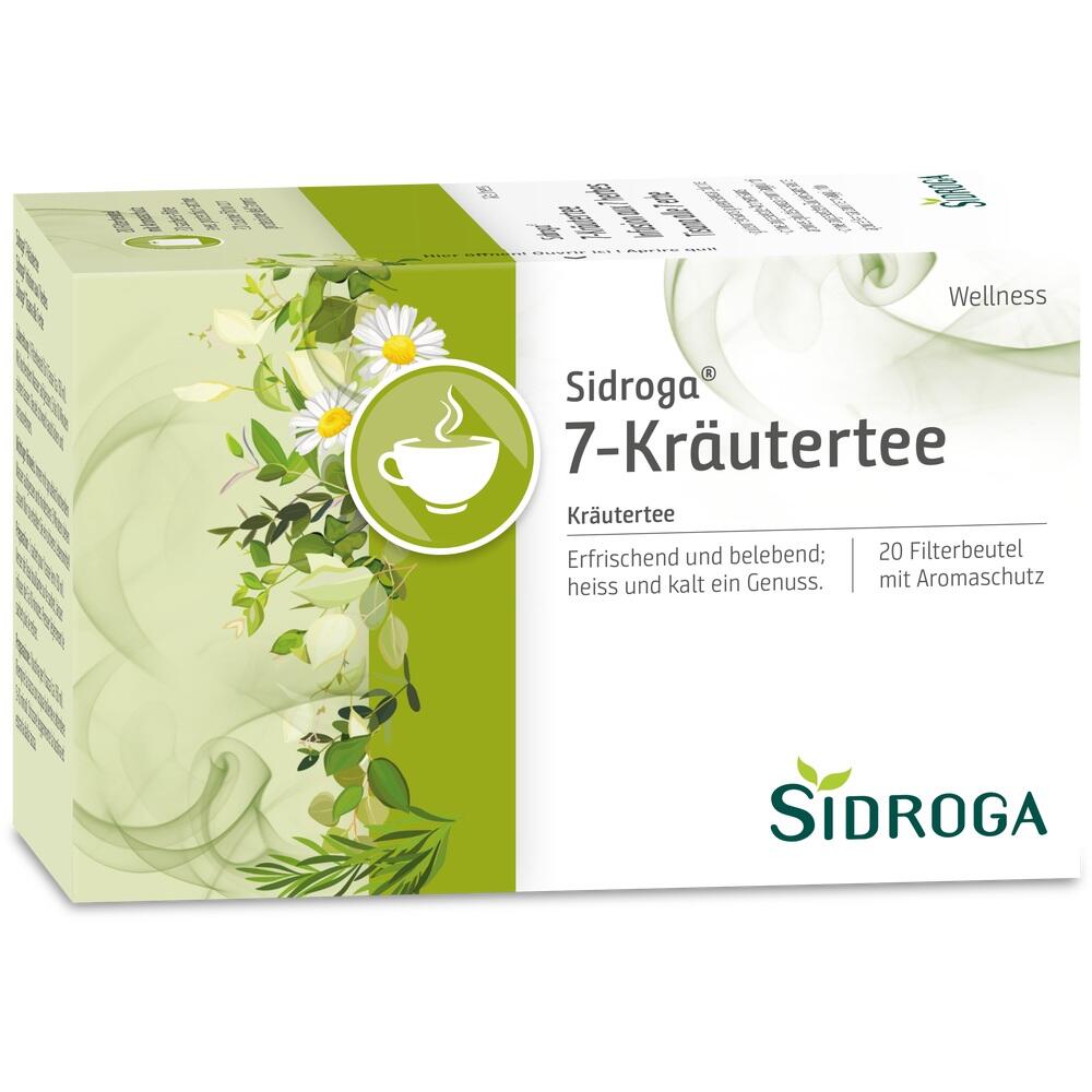 SIDROGA Wellness 7-Kräutertee Filterbeutel 20X2.0 g Tee