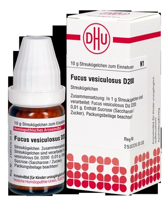 FUCUS VESICULOSUS D 200 Globuli 10 g Globuli