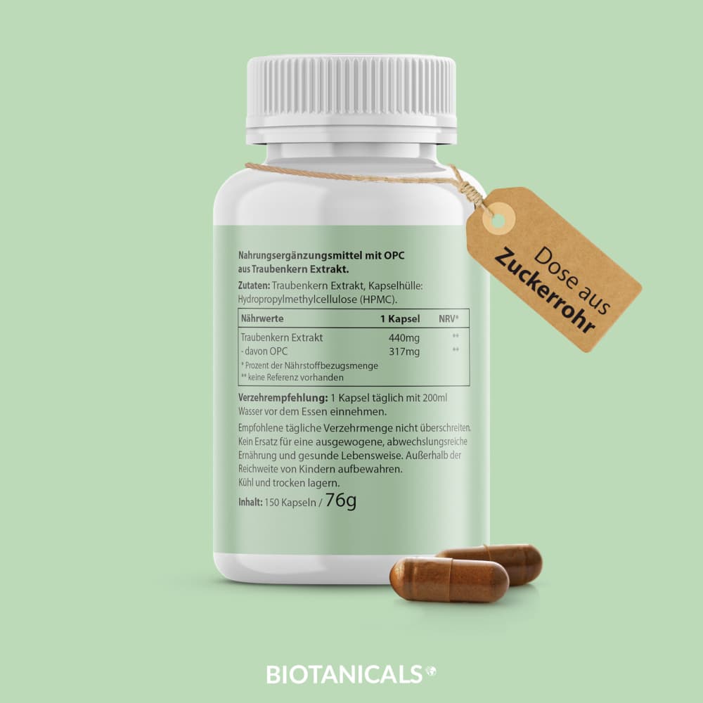 BIOTANICALS OPC Traubenkernextrakt 150 St Kapseln