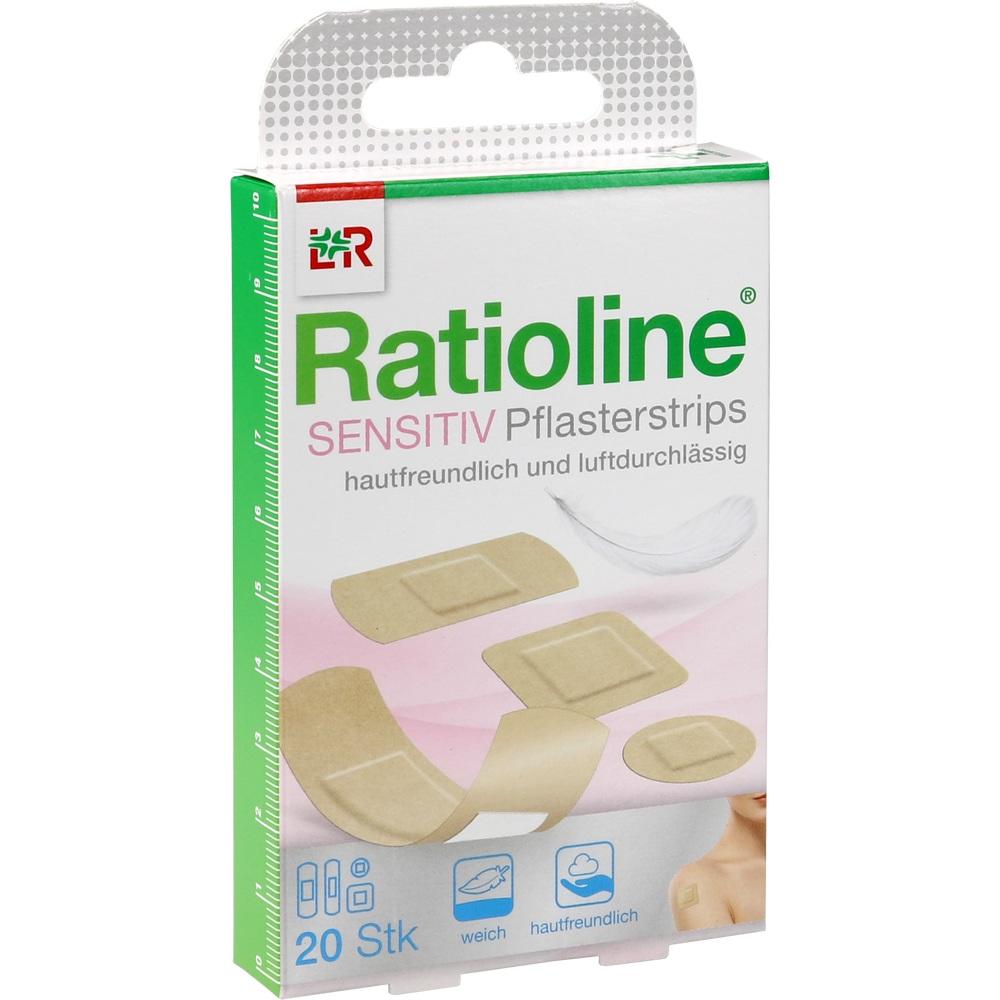 RATIOLINE sensitive Pflasterstrips in 4 Größen 20 St Pflaster
