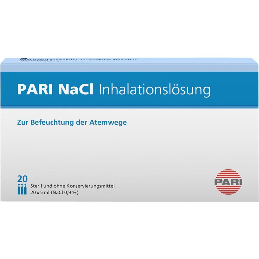 PARI NaCl Inhalationslösung Ampullen 20X5 ml Ampullen