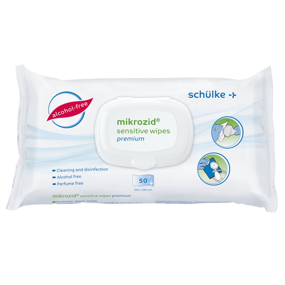 mikrozid sensitive wipes premium 50 St Tücher