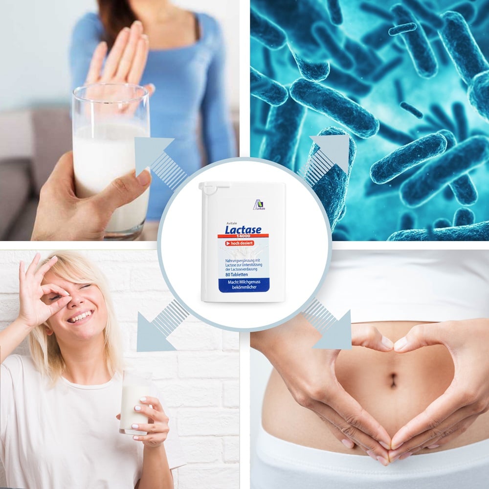 Avitale Lactase 14000 FCC 80 St Tabletten