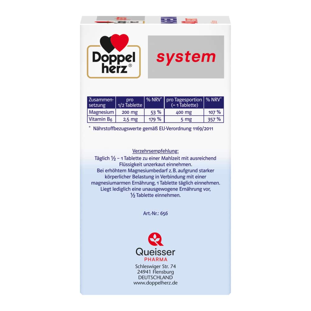 Doppelherz system MAGNESIUM 400 DEPOT 60 St Tabletten