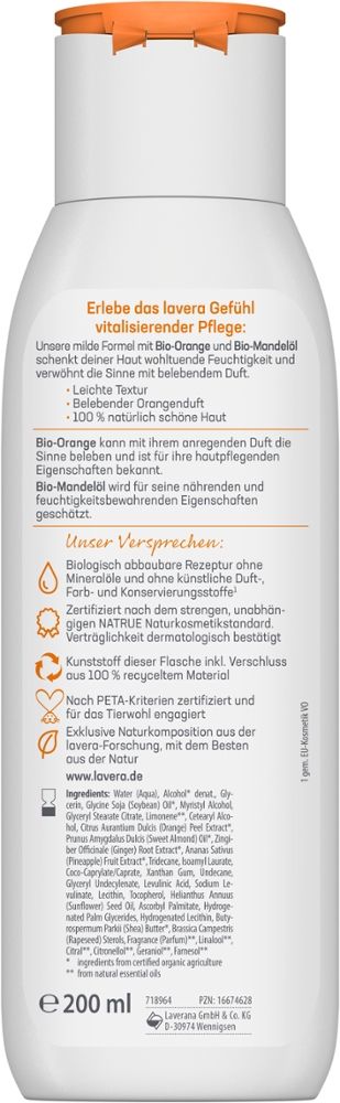 Lavera Bodylotion vitalisierend 200 ml Lotion