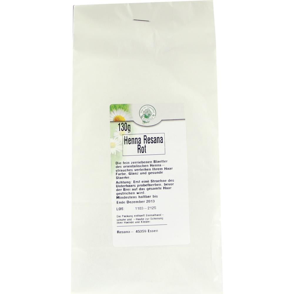 HENNA rot Resana Pulver 130 g Pulver