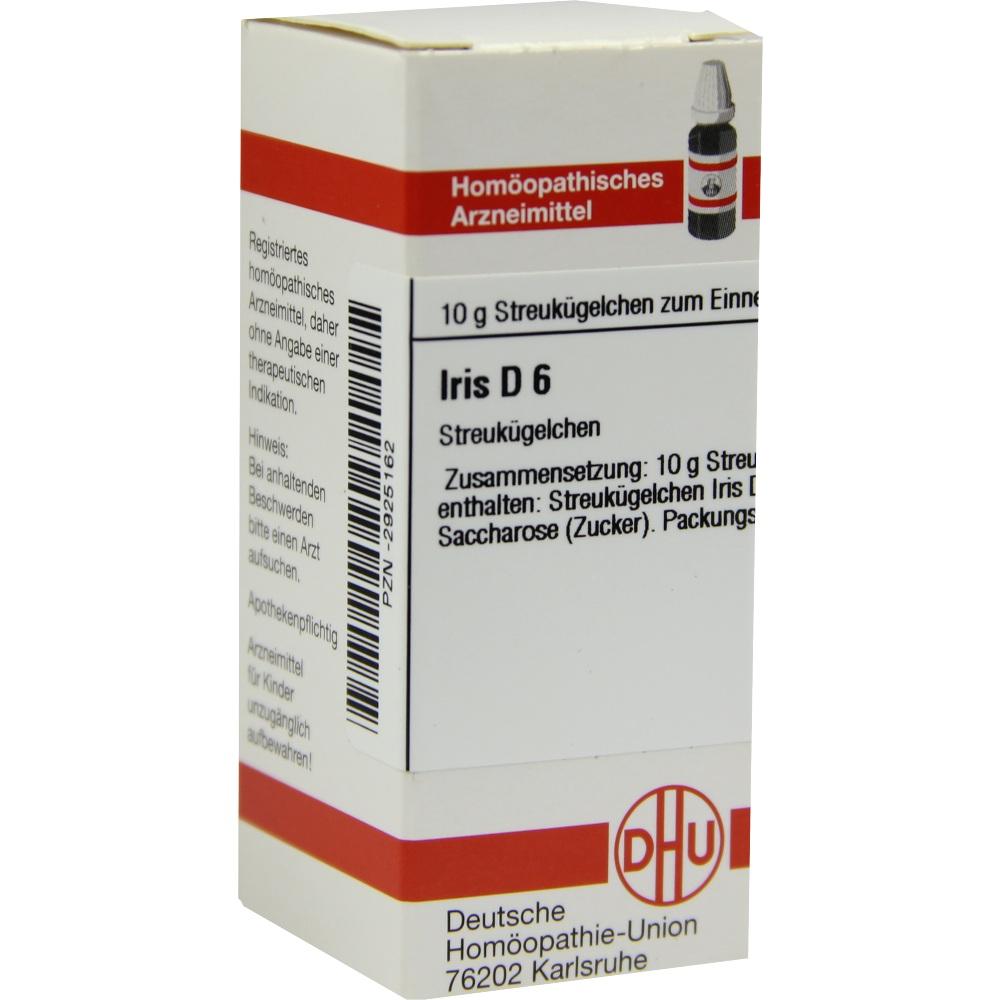 IRIS D 6 Globuli 10 g Globuli