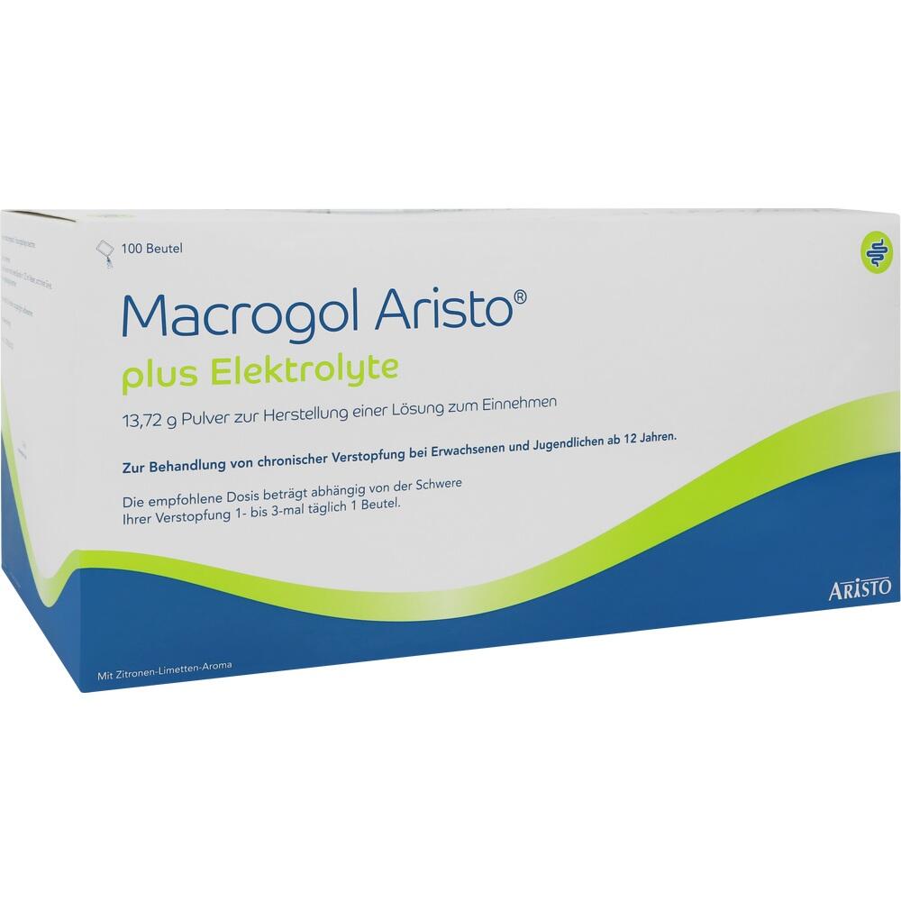 Macrogol Aristo plus Elektrolyte 100 St Pulver zur Herstellung einer Lösung zum Einnehmen