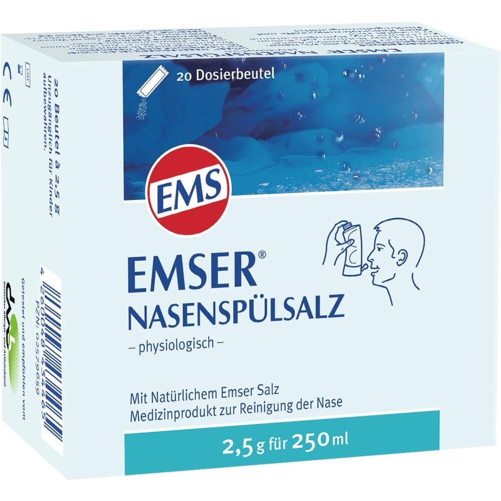 EMSER Nasenspülsalz 20 St Pulver