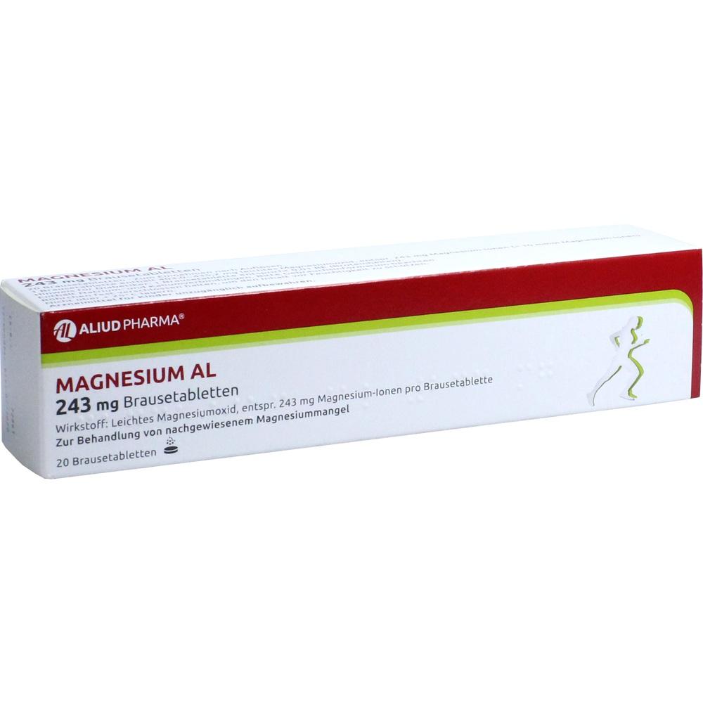 Magnesium AL 243 mg Brausetabletten bei Magnesiummangel und dadurch verursachten Wadenkrämpfe