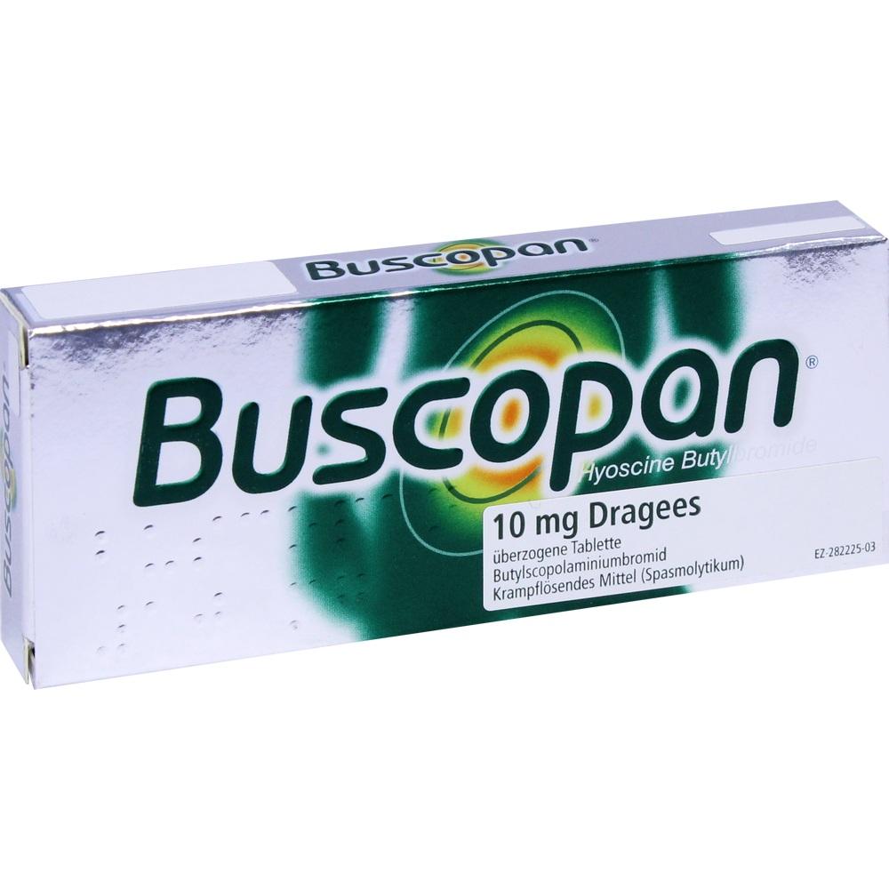 Buscopan 10mg Dragees 50 St Überzogene Tabletten