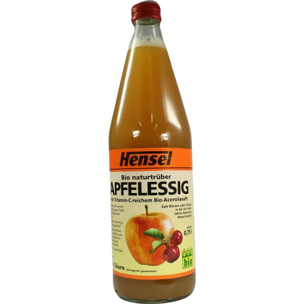 HENSEL Apfelessig naturtrüb Bio mit 5% Acerola 750 ml Flüssigkeit