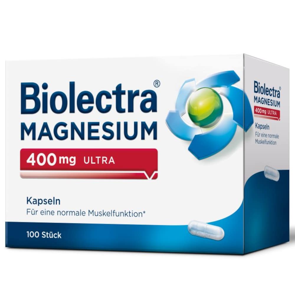 Biolectra MAGNESIUM 400 mg ULTRA 100 St Kapseln