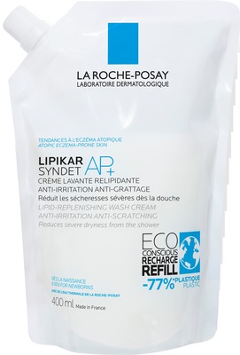 LA ROCHE-POSAY Nachfüllpack LIPIKAR SYNDET AP+ Dusch-Creme 400 ml Gel