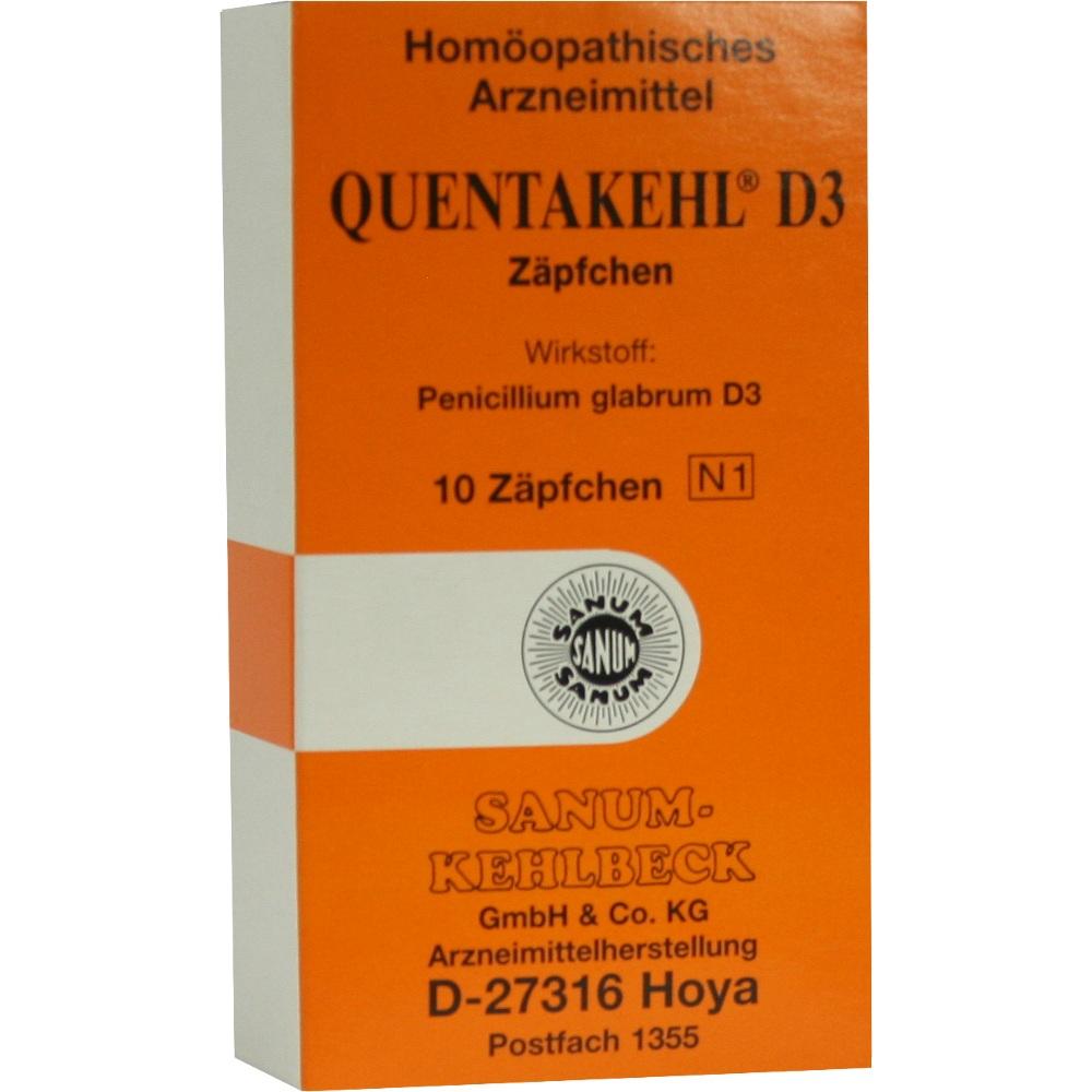 QUENTAKEHL D 3 Suppositorien 10 St Suppositorien