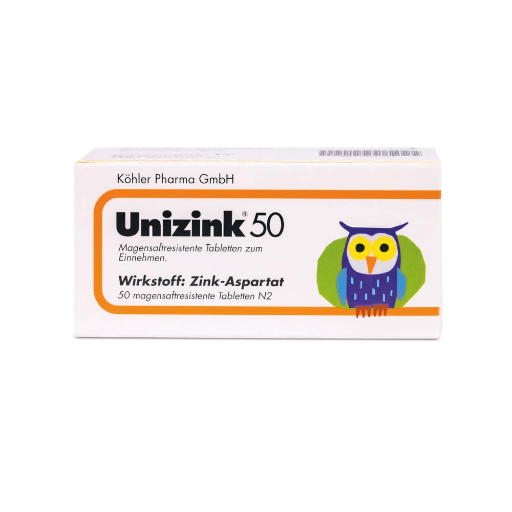 Unizink 50 50 St Tabletten magensaftresistent