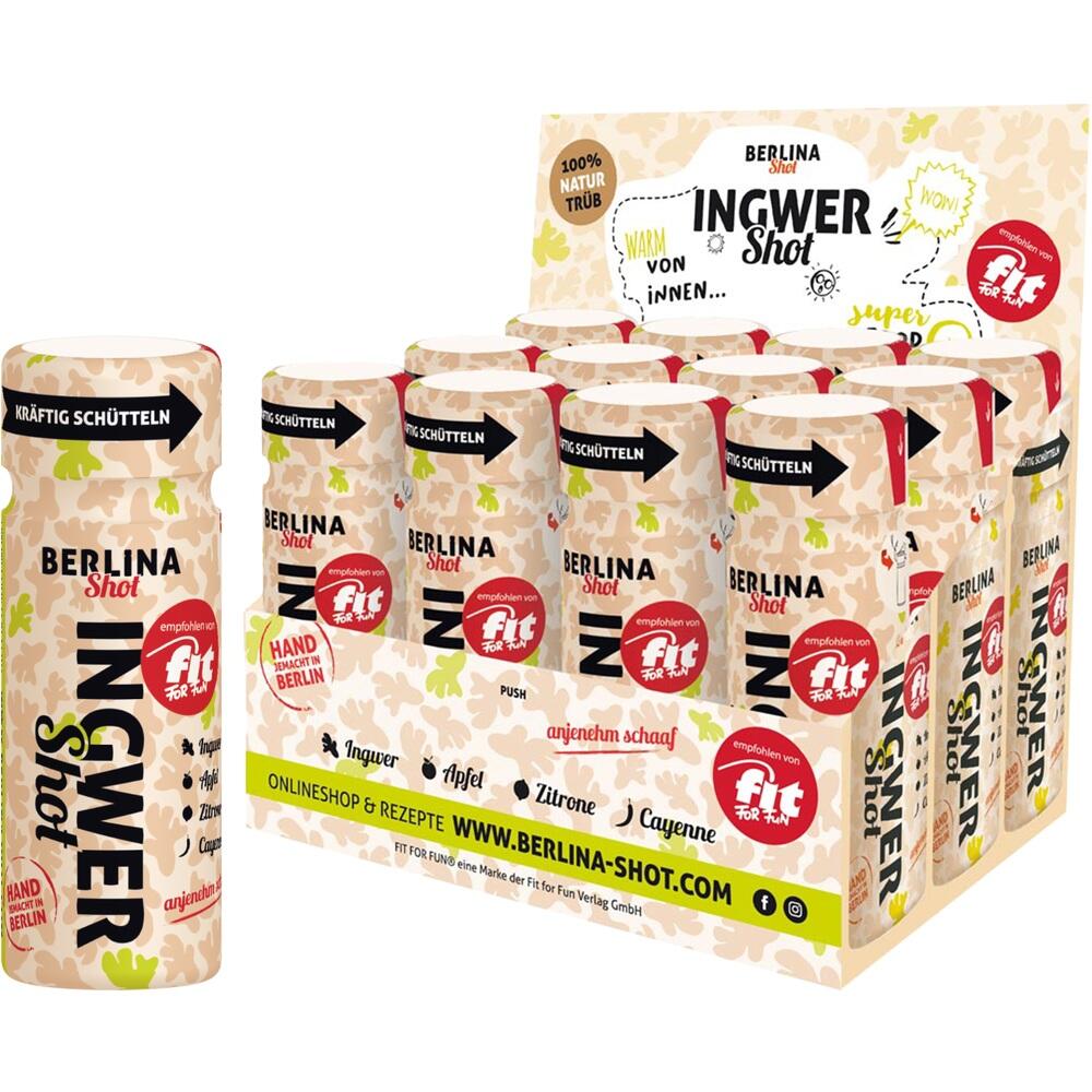 BERLINA INGWER Shot 12X60 ml Trinkampullen