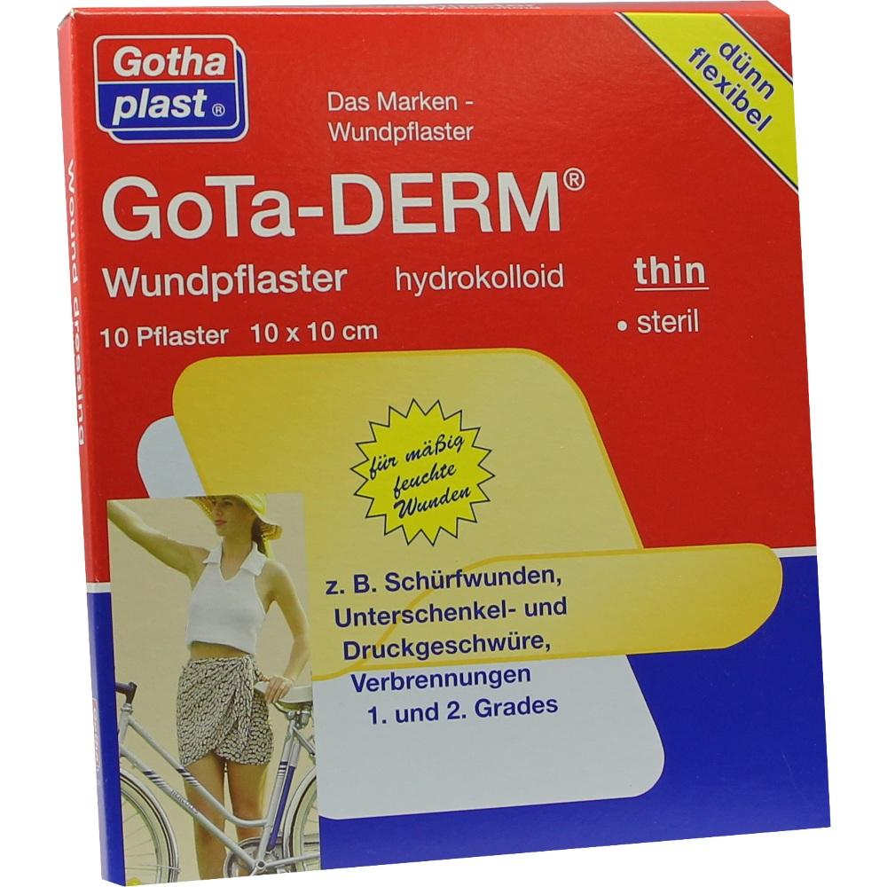 GOTA DERM thin Pflaster 10 St Pflaster