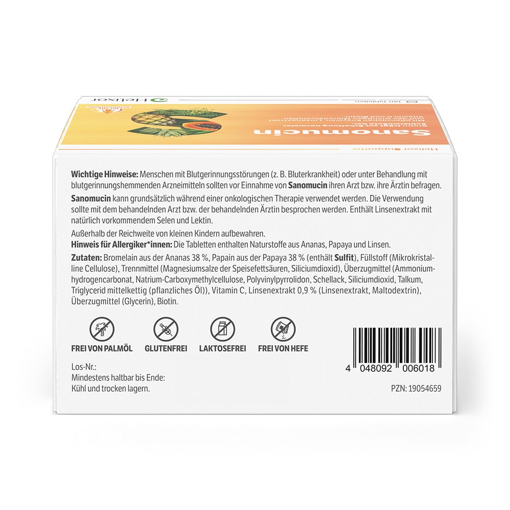 Sanomucin 180 St Filmtabletten magensaftresistent