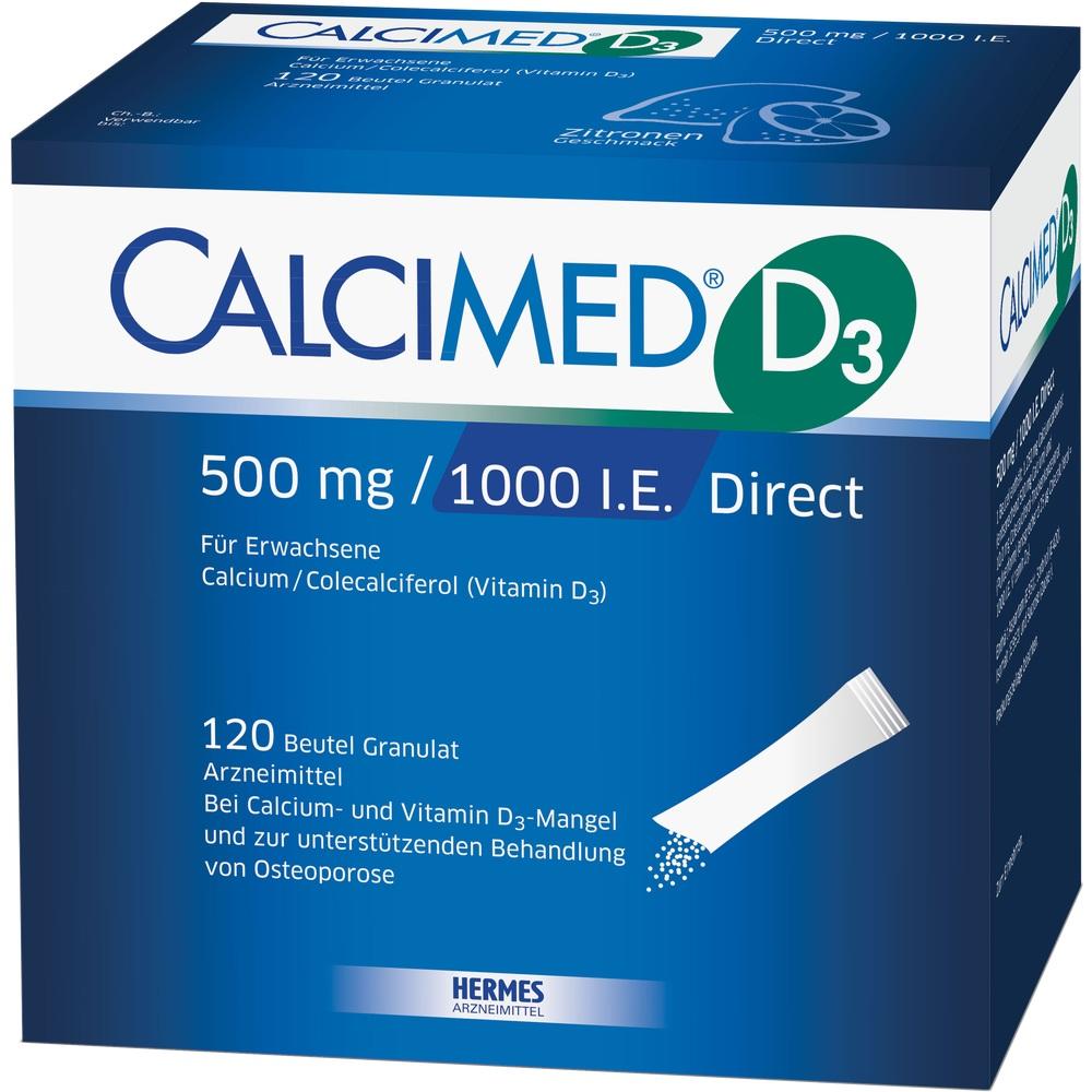 Calcimed D3 500mg/1000 I.E. Direct 120 St Granulat