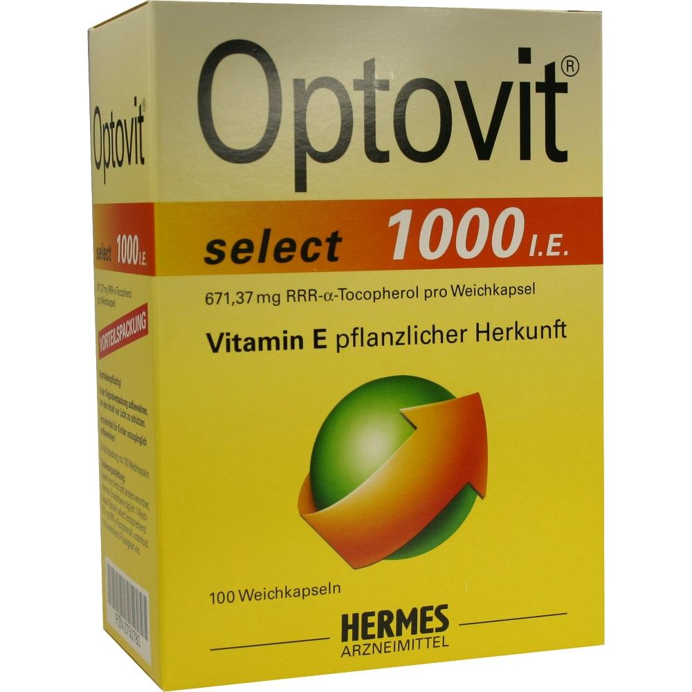 Optovit select 1.000 I.E. Kapseln 100 St Kapseln