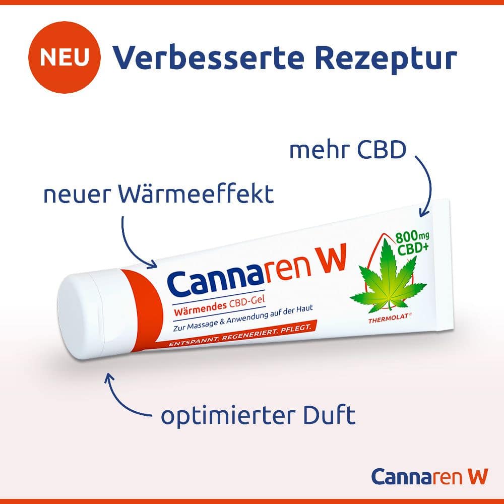 Cannaren CANNABIS Wärmendes CBD Muskel- und Gelenkgel 100 ml Gel