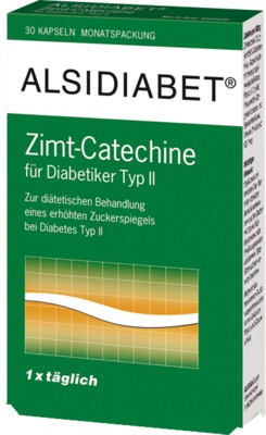 ALSIDIABET Zimt Catechine f.Diab.Typ II Kapseln 30 St Kapseln