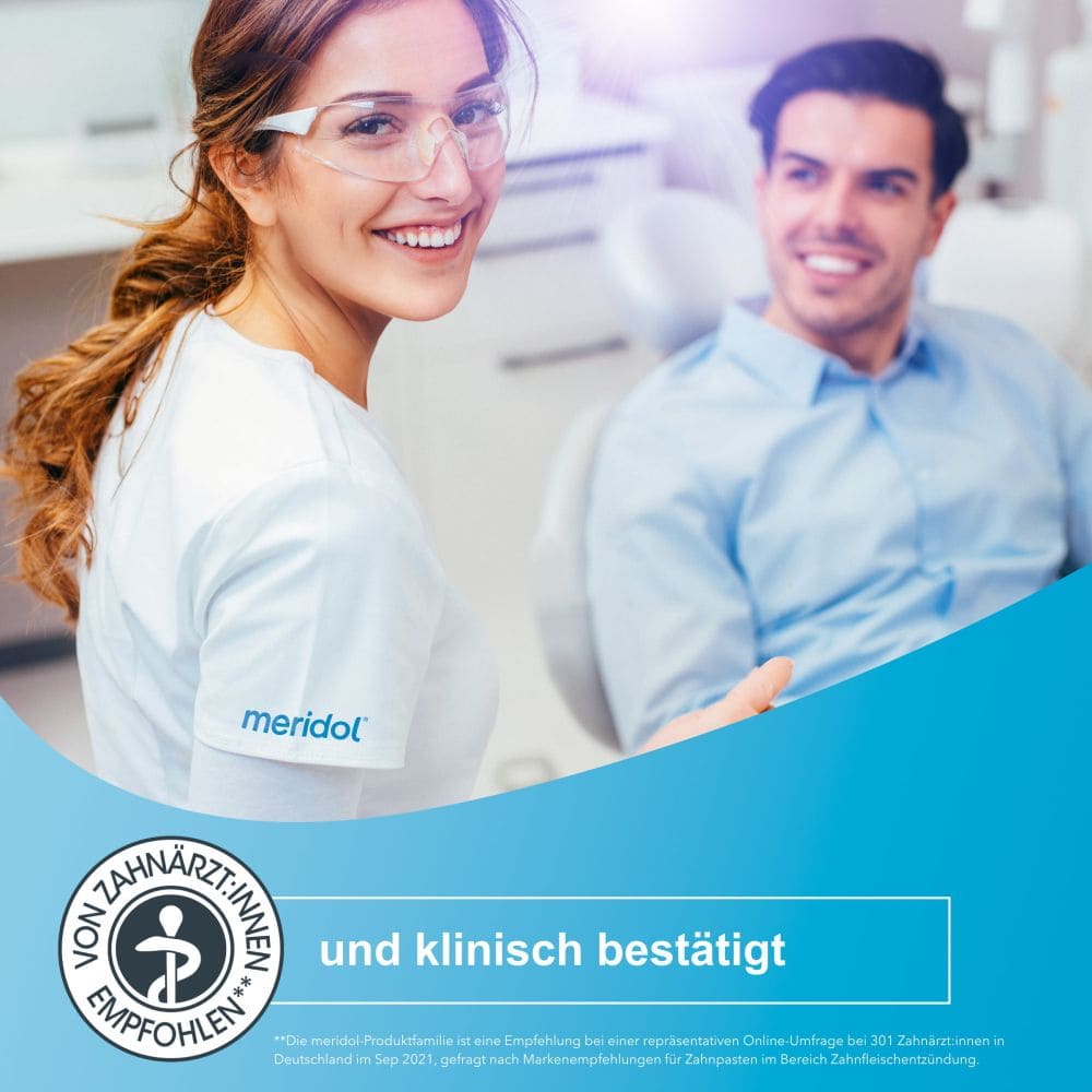 meridol ZAHNFLEISCHSCHUTZ Zahnpasta bei Zahnentzündungen 75 ml Zahnpasta