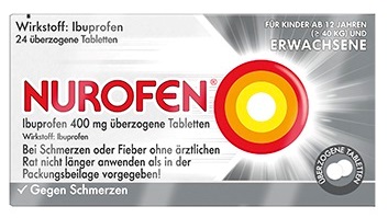 NUROFEN Ibuprofen 400mg 24 St Überzogene Tabletten
