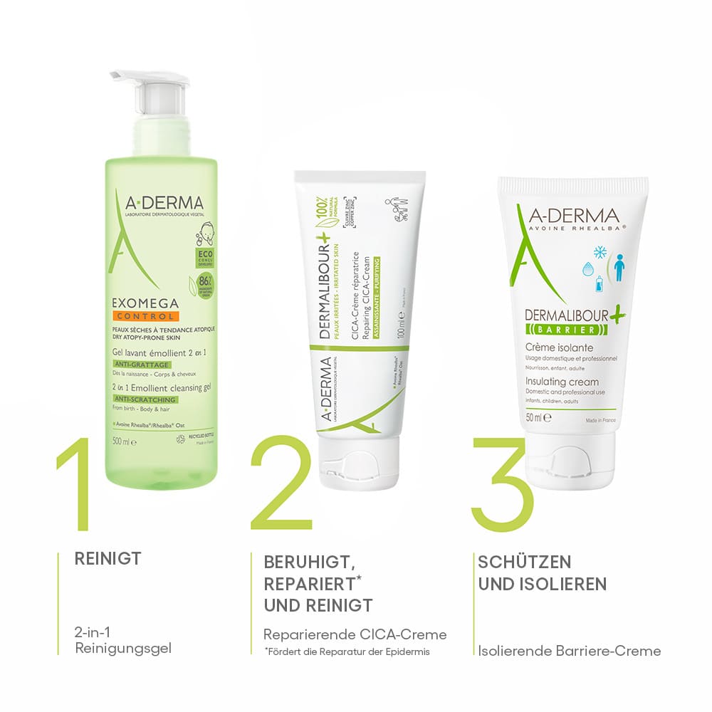 A-DERMA DERMALIBOUR Reparierende CICA-Creme  100 ml Creme