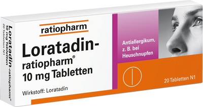 Loratadin ratiopharm 10mg - bei Allergien 20 St Tabletten