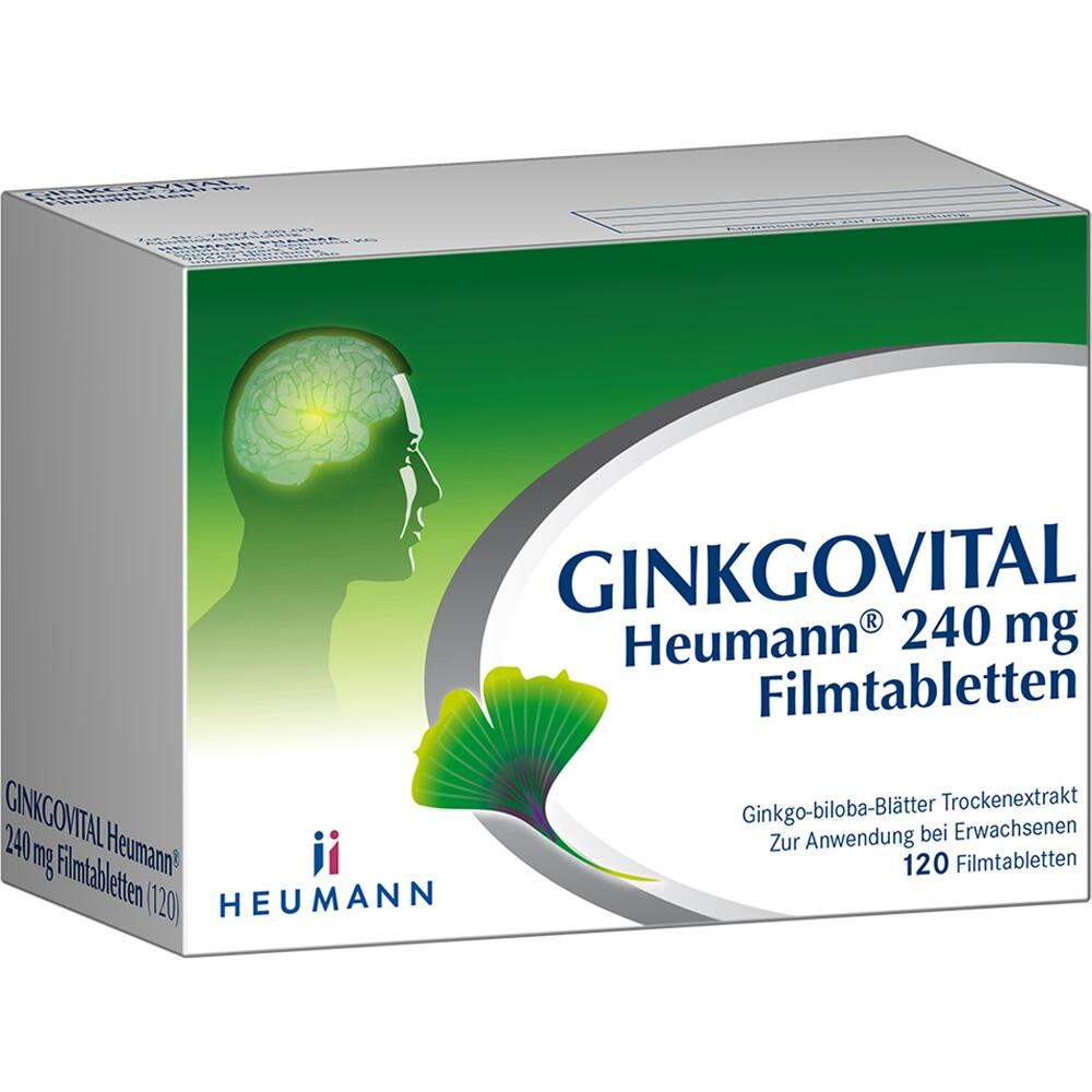 GINKGOVITAL Heumann 240 mg 120 St Filmtabletten