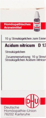 ACIDUM NITRICUM D 12 Globuli 10 g Globuli