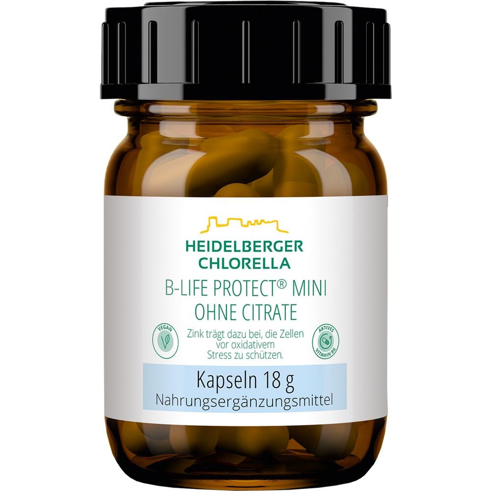 HEIDELBERGER CHLORELLA B-LIFE PROTECT MINI OHNE CITRATE 18 g Kapseln