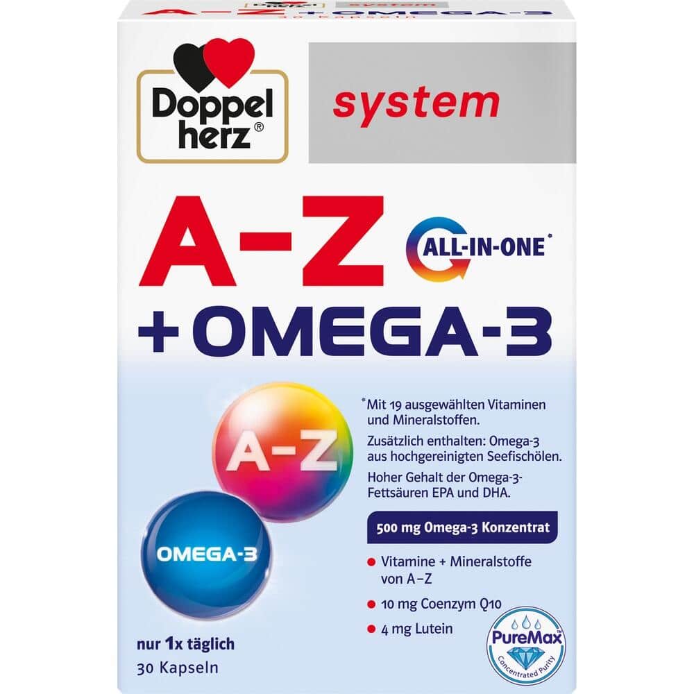 Doppelherz system A-Z + OMEGA-3 ALL IN ONE 30 St Kapseln
