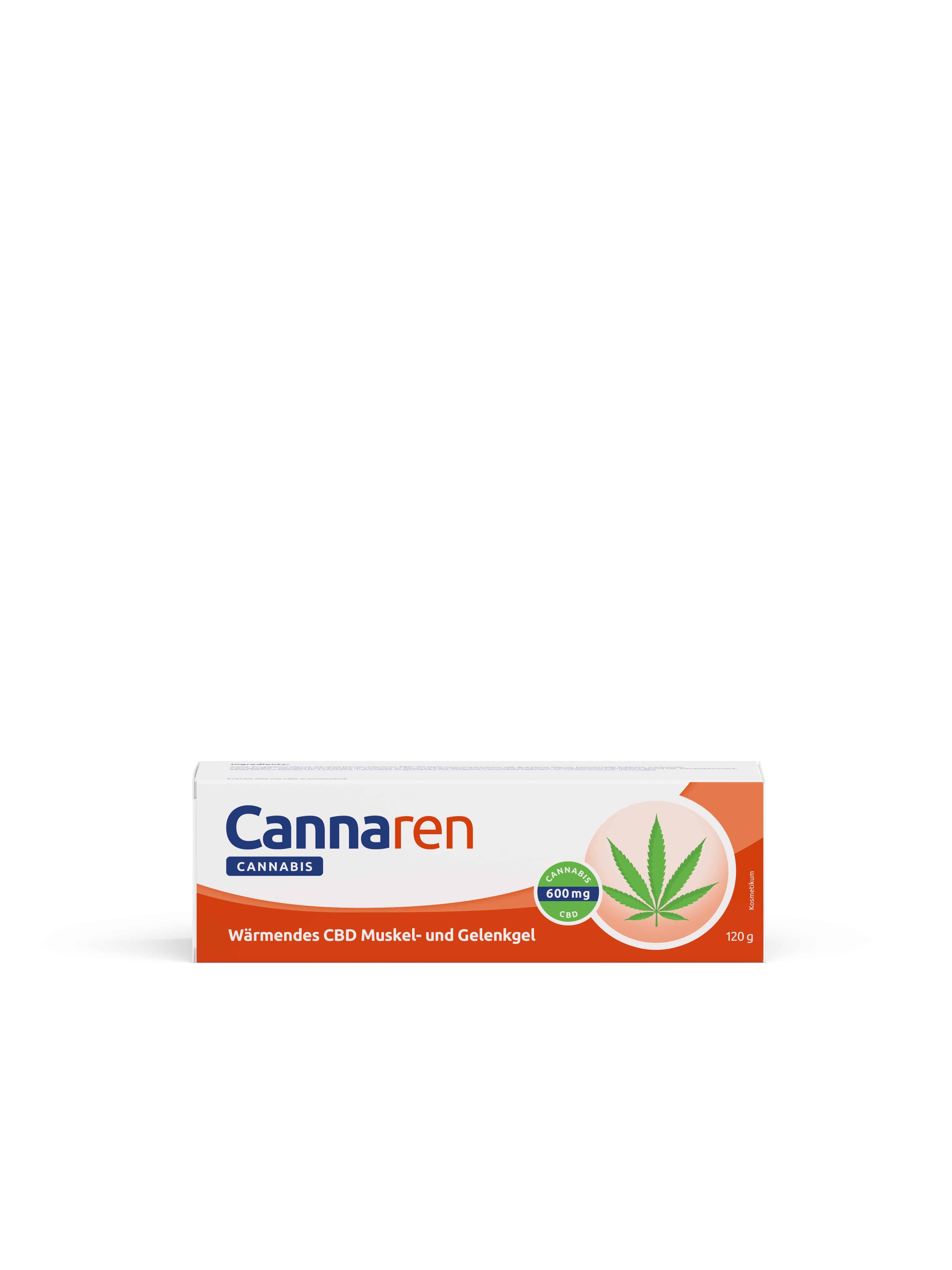 Cannaren CANNABIS Wärmendes CBD Muskel- und Gelenkgel 120 g Gel